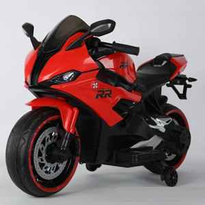 موتور شارژی دو چرخ بی ام و RR دو موتور قرمز AX3061_اسباب بازی